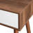 Entryway Table With 2 Carved Panel Drawers, Console Table With Storage Space And Wood Legs,Sofa Table Behind Couch