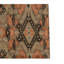 Ikat Area Rug in Brown/Orange/Dark