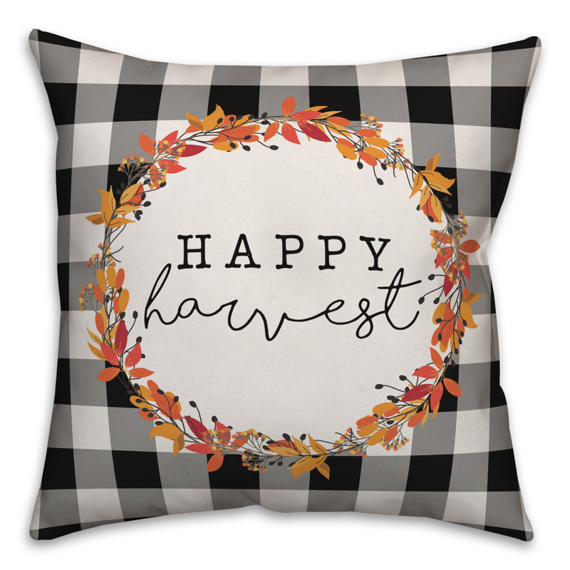 Plaid Throw Pillow, 20" x 20"