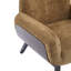 Chaise d'appoint rembourrée avec pieds en bois d'hévéa Yousef-114604887