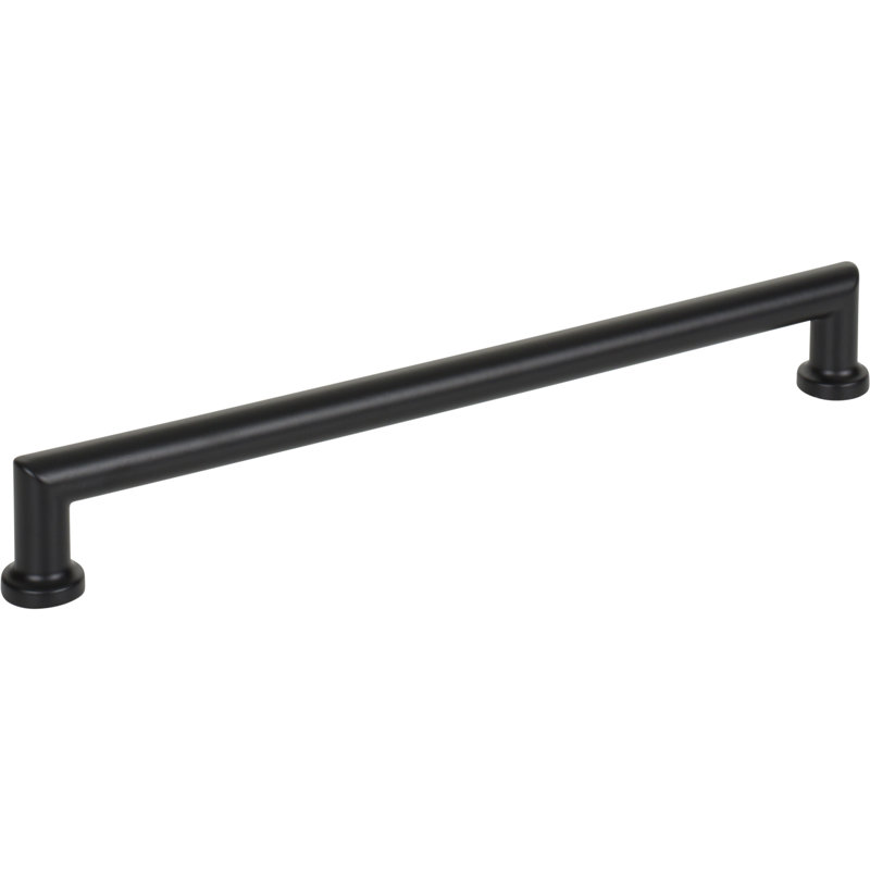 Morris Bar Pull, Flat Black, 8 13/16" Center to Center