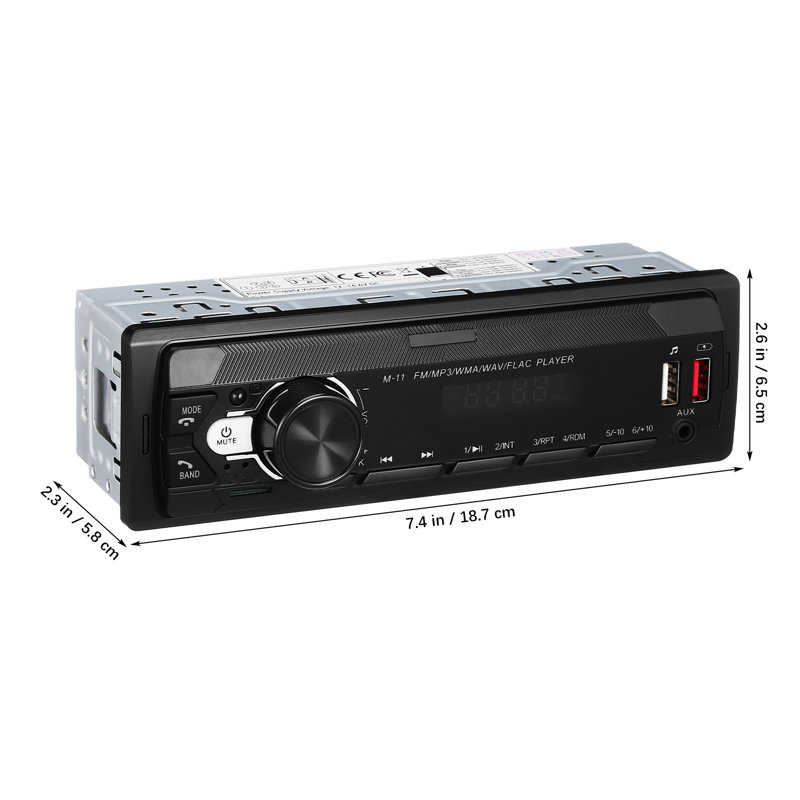 7 po autoradio Bluetooth, autoradio, récepteur audio de voiture, appel mains libres