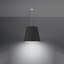 Curtez 3 - Light Black Dome Pendant