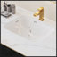 Meuble-lavabo moderne avec lavabo encastré, plateau en pierre frittée, bois massif multicouche imperméable et 4 tiroirs à fermeture en douceur-892398140