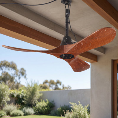 Ventilateur de plafond à 3 pales de 42 po avec télécommande Farmhouse - à brancher ou câblé