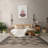 JUTA Machine Washable Moroccan Geometric Diamond Design Performance Area Rug Brown Black Non-Slip Backing Brown-1945044808