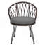 Ensemble de loisirs d'extérieur, 2 chaises simples en rotin avec table ronde en verre-1472957112-1472957113