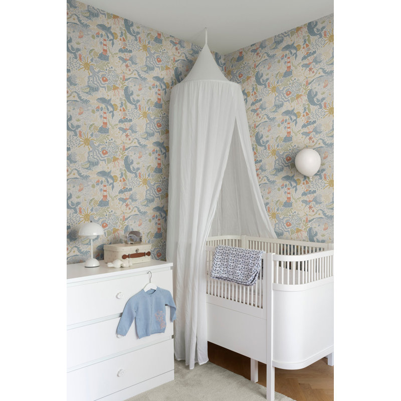 Galerie Resan Havet Nautical Wallpaper, Blue