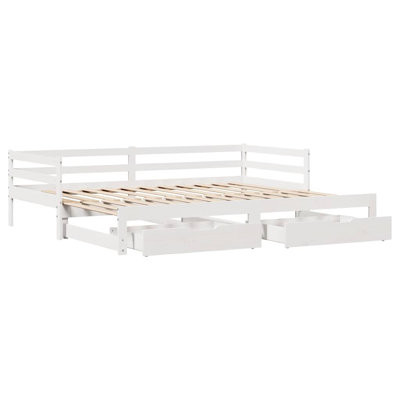 Blasingim Solid Wood Daybed with Trundle