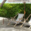 Parasol de plage avec auvent 40+ By, auvent ventilé, sac de transport, rayure bleue - Parasol portable attrayant Sun Worerers