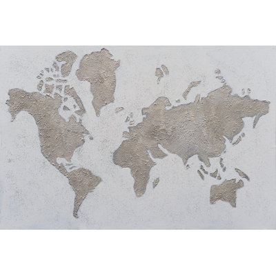 The World Map - Wrapped Canvas Painting