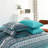8-Piece Bohemian Striped Bedding Quilt Set Comforter and Sheet Set Soft Microfiber Complete Bedding Sets for All Season-122486568-122486567