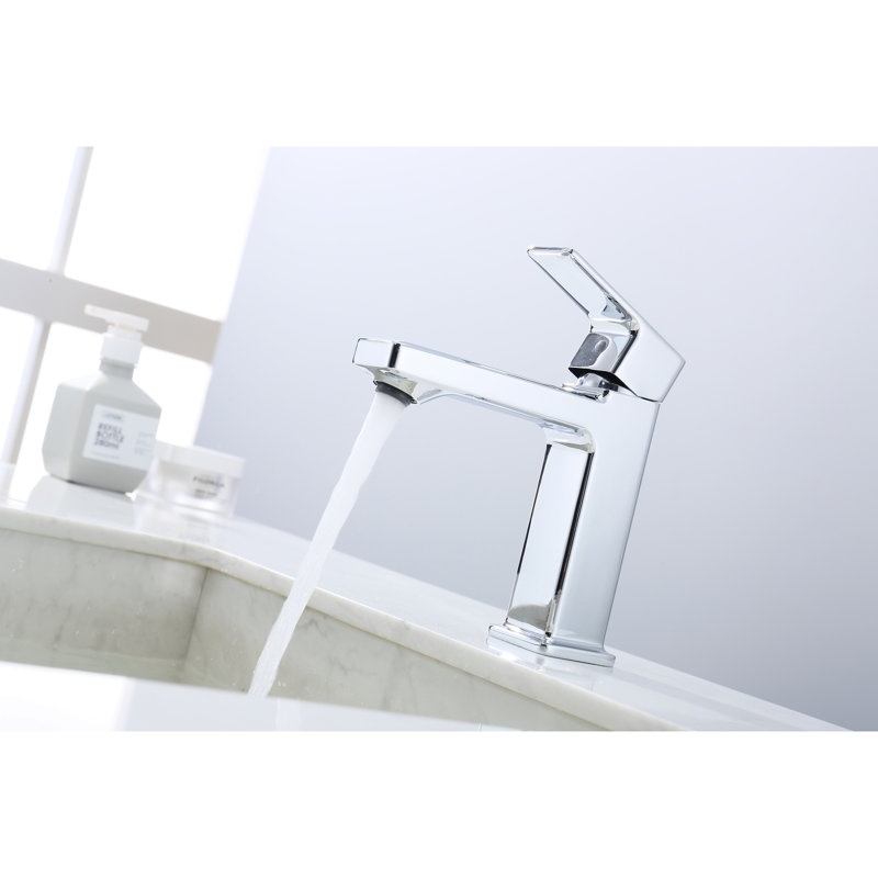 Robinet de salle de bain Modern, Argent argent