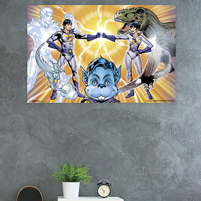 « super friends-wonder palmiers », impression sur papier