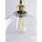 Bracondale 1 - Light 9.7" Antique Gold and Black Dome Pendant