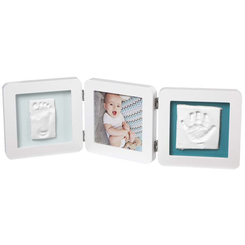 Baby Art Double Print Frame My Baby Touch White