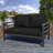 Townsend 55'' Wide Outdoor Loveseat with Sunbrella® Cushions-318370122-280725702