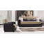 Fauteuil rembourré convertible avec rangement