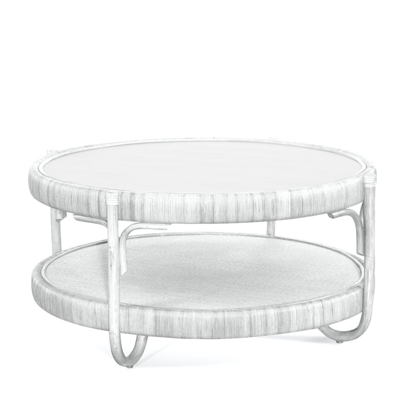 Willow Creek Solid Wood Coffee Table, Frost White