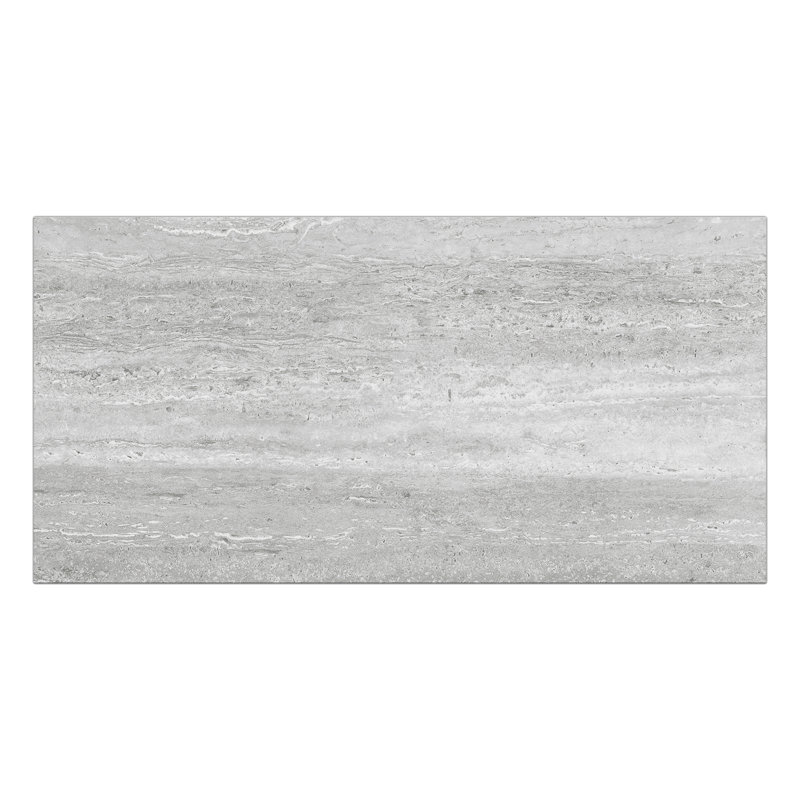 Carrelage en porcelaine matte 12 "x 24" Nova, Gris Grigio