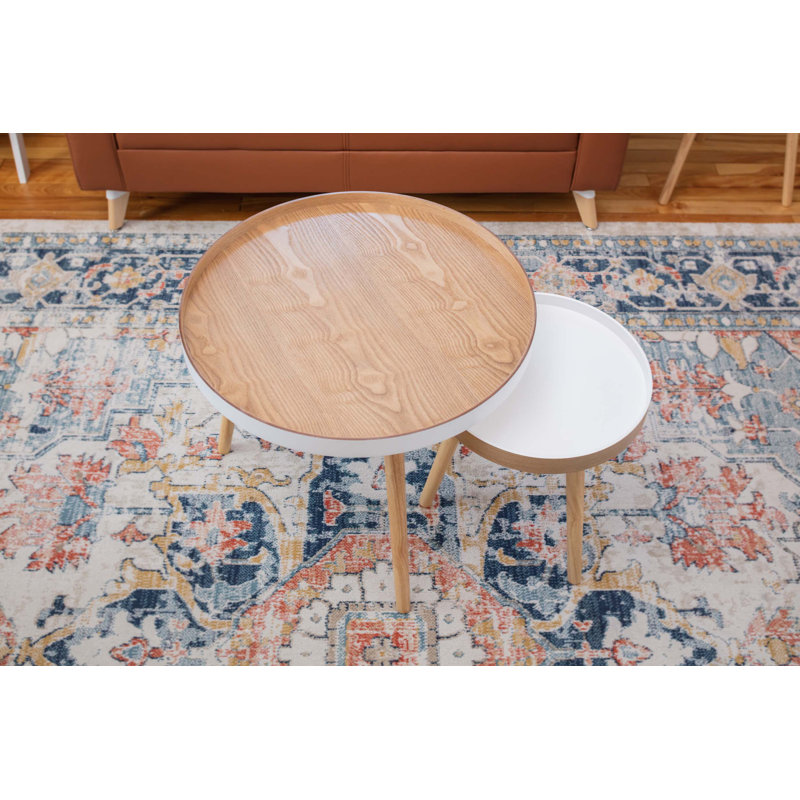 Ensemble de tables basses rondes Tucked