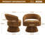 Upholstered Swivel Armchair-2037472831