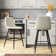 Seidman 26" Upholstered Low Back Counter Stool