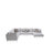 Dianalaura 68.11" Wide Symmetrical Modular Sofa Component-87393142