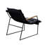 Fauteuil confortable avec revêtement en cuir