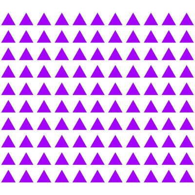 Décalcomanie murale triangles