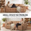 2 Seater Fabric Corner Sectional-128842353