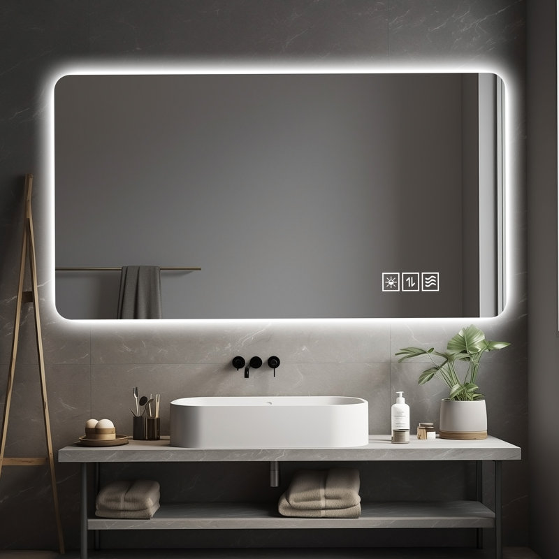 Miroir mural à DEL pour l'intérieur