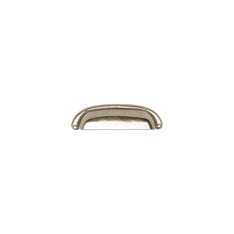 Cup / Bin Pull, White Bronze Brushed