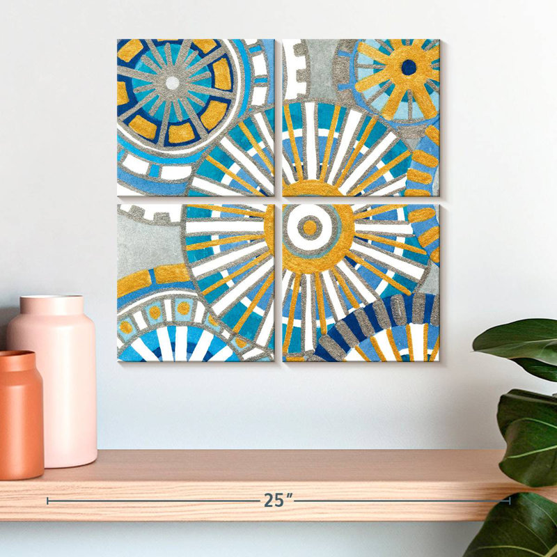 Avery Circle Delight I, 18" H x 18" W