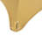 vidaXL Table Cover Gold 90% polyester, 10% elastane-974140162
