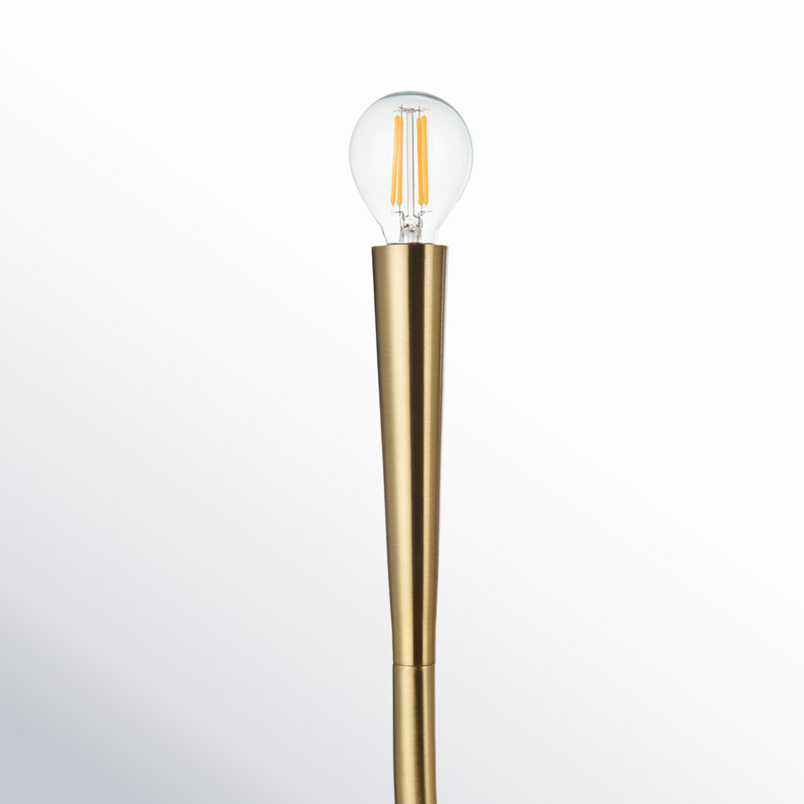 Catalena 6 - Light Dimmable Classic/Traditional Chandelier, Brass, 27" H x 50" W x 50" D