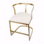 Chaise d'appoint Basic, or vieilli