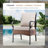 Sutiya 6 - Person Patio Dining Set with Rectangular Table , Cushions Included