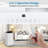 14000 BTU Portable Air Conditioner, 5-in-1 Portable AC Unit, Cool Fan & Dry Remote Control Up to 650 Sq ft LED Display
