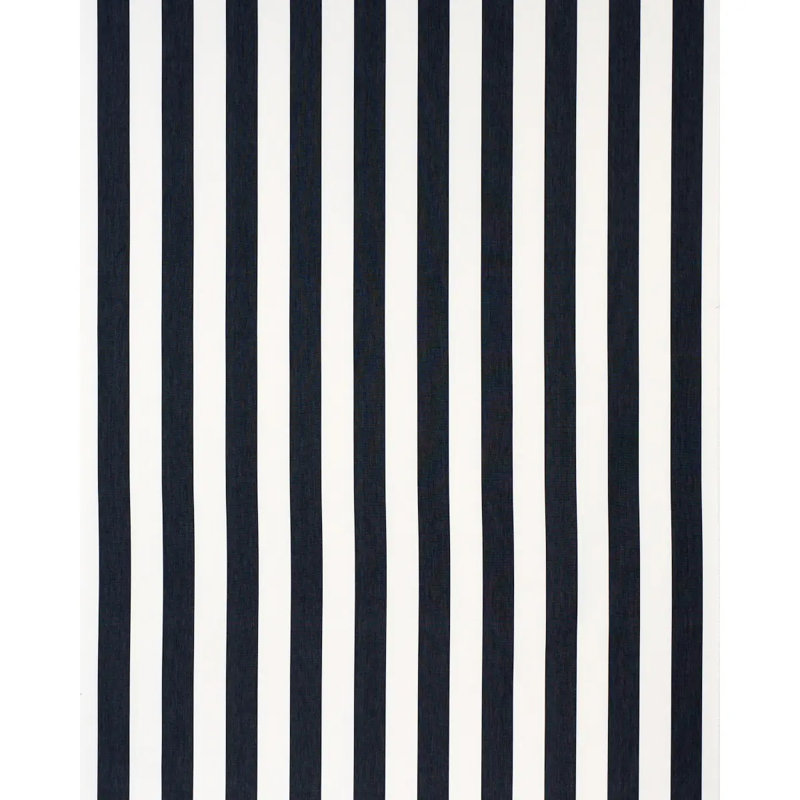 Andy Stripe Fabric, Black