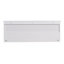 Portemanteau mural blanc avec 4 crochets doubles