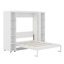 Lit escamotable mural Murphy avec portes de rangement-113257697