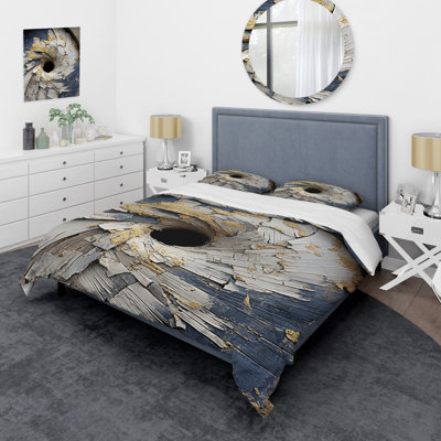 Ensemble de housse de couette Abstract Graceful Woodland Charm II - Abstract