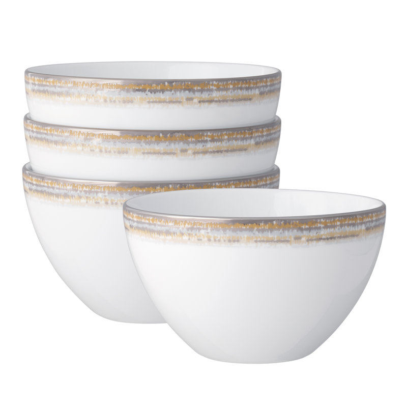 Noritake Raylan Set of 4 Cereal Bowls, 6", 29 oz.