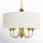 Eronim 5 - Light Steel Dimmable Drum Chandelier