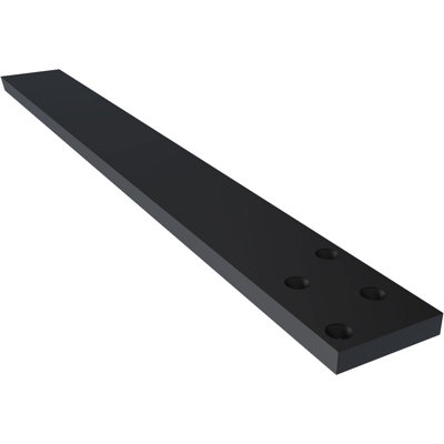 Support flottant dissimulé en acier robuste