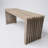 Dune Rounded Bench - Ash Brown