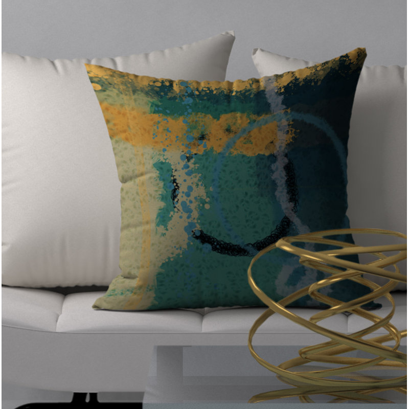Reversible Throw Pillow, 18" x 18"