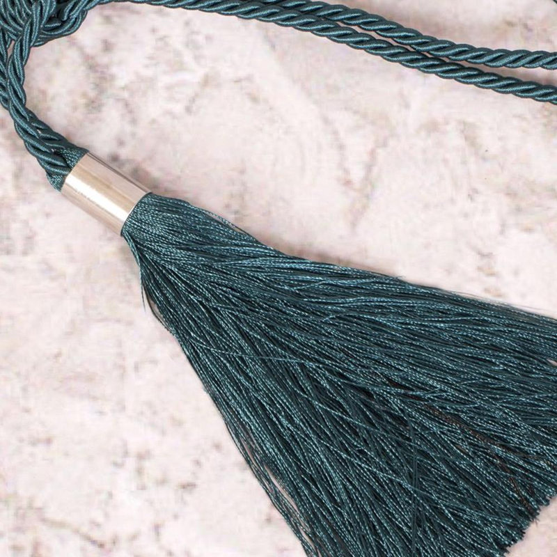 Mallen Fabric 10cm Curtain Tieback, Dark Blue