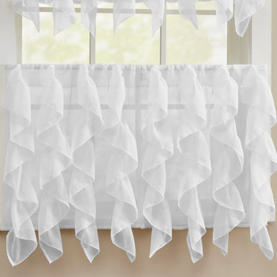 Frye Ruffled Cafe Tier Curtain